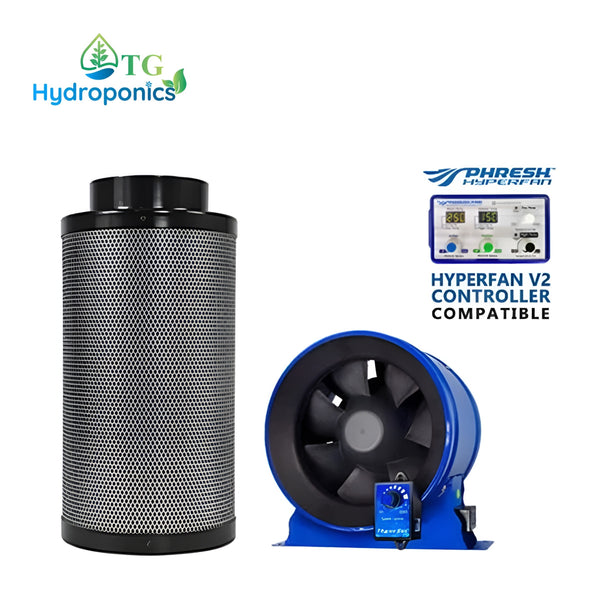 Mixed Flow Filter Kit – Hyperfan V2 125 with Progrow 125 x 300 (FREE DUCT)