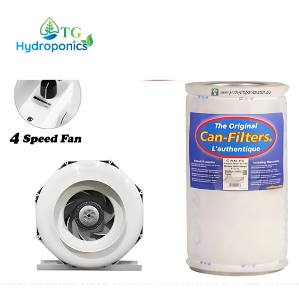 Centrifugal Filter Kit – Can RK-S 200 with Can 50 + 300 MID Silencer (FREE Duct)